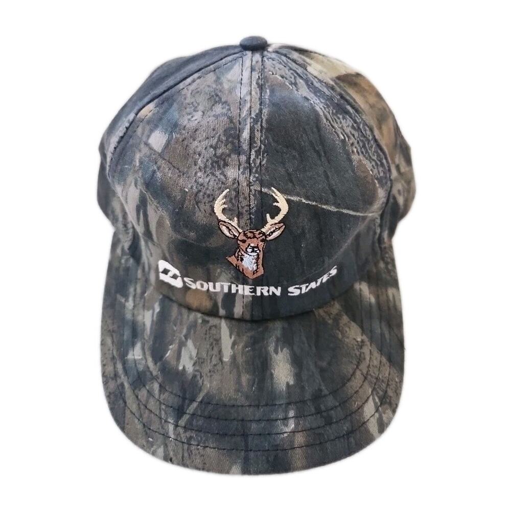 Ibis Southern States Hunting Cap Deer And Turkey Logos Thanksgiving Hat USA Camo